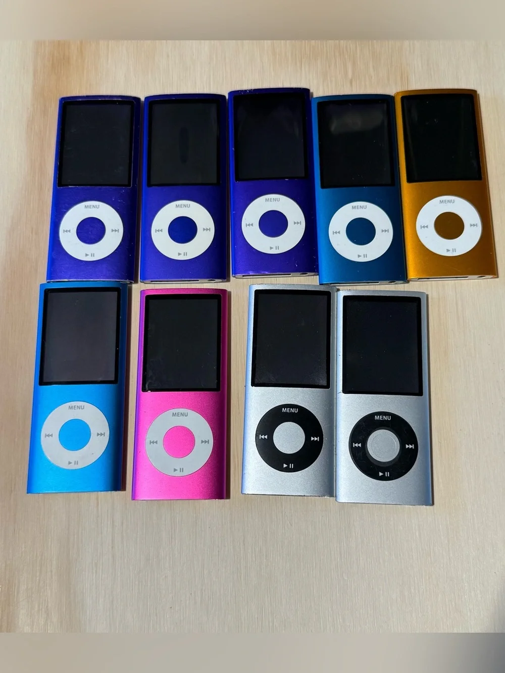 9-Apple iPod 4thGen 8/16GB Model:A1285 Need New Batteries For-Parts/Repair Only!